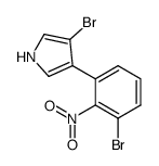 3-bromo-4-(3-bromo-2-nitro-phenyl)-pyrrole Structure