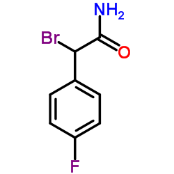 2-Bromo-2-(4-fluorophenyl)acetamide Structure