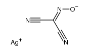 Ag(dicyanonitrosomethanide) Structure