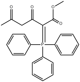 3,5-Dioxo-2-(triphenylphosphoranylidene)hexanoic acid methyl ester Structure