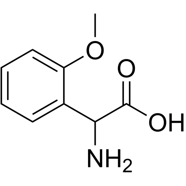 2-Amino-2-(2-methoxyphenyl)acetic acid structure
