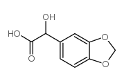 1,3-benzodioxole-5-glycolic acid structure