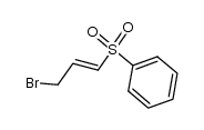 (E)-3-bromo-1-phenylsulfonylprop-1-ene Structure