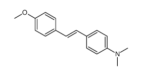 4-[(E)-2-(4-methoxyphenyl)ethenyl]-N,N-dimethylaniline结构式