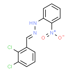 1-(2,3-dichlorobenzylidene)-2-(2-nitrophenyl)hydrazine结构式