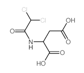 L-Aspartic acid,N-(dichloroacetyl)- (9CI)结构式