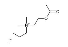 2-acetyloxyethyl-dimethyl-propylazanium,iodide Structure