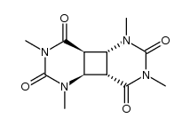 trans,anti-(1,3-dimethyluracil) dimer结构式