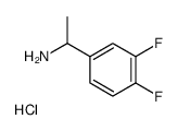 1-(3,4-difluorophenyl)ethanamine,hydrochloride结构式