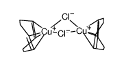 (1,5-环辛二烯)氯化铜(I)二聚体结构式