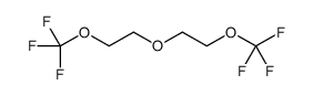 1-(三氟甲氧基)-2-[2-(三氟甲氧基)乙氧基]乙烷结构式
