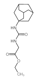 ethyl 2-(2-adamantylcarbamoylamino)acetate structure