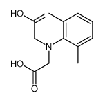 2-[N-(carboxymethyl)-2,6-dimethylanilino]acetic acid Structure