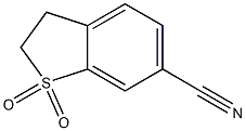 2,3-dihydrobenzo[b]thiophene-6-carbonitrile 1,1-dioxide Structure