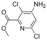 Methyl 4-aMino-3,6-dichloropicolinate Structure