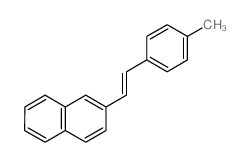 2-[(E)-2-(4-methylphenyl)ethenyl]naphthalene结构式