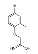 2-(4-bromo-2-methylphenoxy)acetamide structure