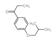 1-[4-(2-methylpropoxy)phenyl]propan-1-one Structure