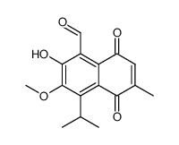 p-hemigossypolone-6-methyl ether结构式