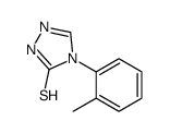 4-(2-甲基苯基)-4H-1,2,4-噻唑-3-硫醇结构式