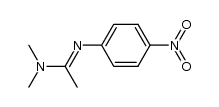 N,N-Dimethyl-N'-(4-nitrophenyl)-ethanimidamide structure