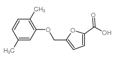 5-(2,5-DIMETHYLPHENOXYMETHYL)FURAN-2-CARBOXYLICACID Structure