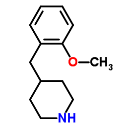 4-(2-甲氧基苄基)哌啶结构式