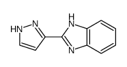 1H-Benzimidazole,2-(1H-pyrazol-3-yl)-(9CI) structure