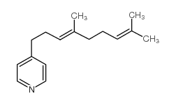 4-(4,8-二甲基-3,7-壬二烯基)吡啶结构式