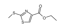 ethyl 2-(methylthio)-1,3-thiazole-4-carboxylate structure