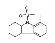 8-methyl-9-methylsulfonyl-1,2,3,4,4a,9a-hexahydrocarbazole Structure