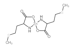 Zinc, bis(L-methioninato-N,O)-, (T-4)-结构式