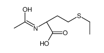 (2S)-2-acetamido-4-ethylsulfanylbutanoic acid结构式