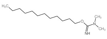 Carbamimidic acid,N,N-dimethyl-, dodecyl ester结构式