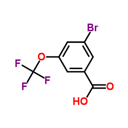3-Bromo-5-(trifluoromethoxy)benzoic acid structure