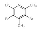 Pyridine,2,3,5-tribromo-4,6-dimethyl- structure