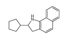 2-cyclopentyl-2,3-dihydro-1H-benzo[g]indole Structure