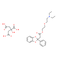 2-(2-Diethylaminoethoxy)ethyl=2-phenyl-1,3-benzodioxole-2-acetate Structure