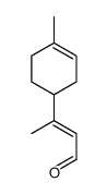 3-(4-methylcyclohex-3-en-1-yl)but-2-enal结构式