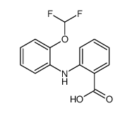 2-[2-(difluoromethoxy)anilino]benzoic acid Structure