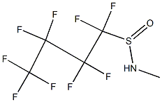 1,1,2,2,3,3,4,4,4-Nonafluoro-N-methyl-1-butanesulfinamide结构式