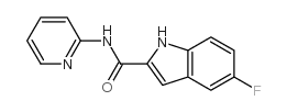 5-氟-n-2-吡啶-1H-吲哚-2-羧酰胺结构式