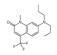 7-(dipropylamino)-1-methyl-4-(trifluoromethyl)quinolin-2-one结构式