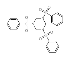 1,3,5-Triazine,hexahydro-1,3,5-tris(phenylsulfonyl)- Structure
