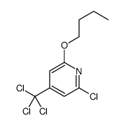 2-butoxy-6-chloro-4-(trichloromethyl)pyridine Structure