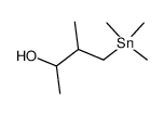 3-Methyl-4-(trimethylstannyl)-2-butanol structure