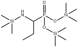[1-[(Trimethylsilyl)amino]propyl]phosphonic acid bis(trimethylsilyl) ester Structure