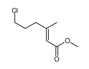 methyl 6-chloro-3-methylhex-2-enoate Structure