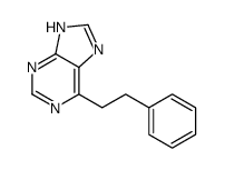 6-(2-phenylethyl)-7H-purine Structure