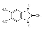 6-amino-2,5-dimethyl-isoindole-1,3-dione结构式